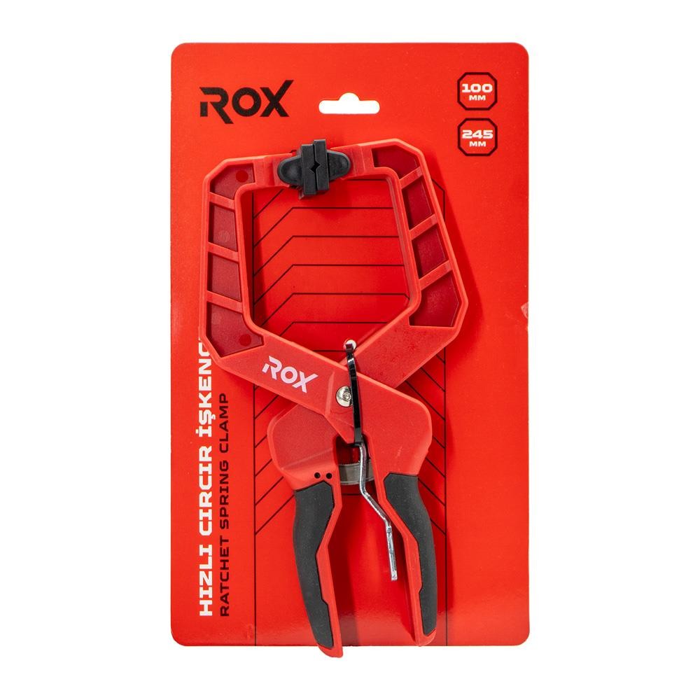 Rox 0355 Cırcırlı Hızlı Mandal Tip Kıskaç İşkence 100 mm ne işe yarar