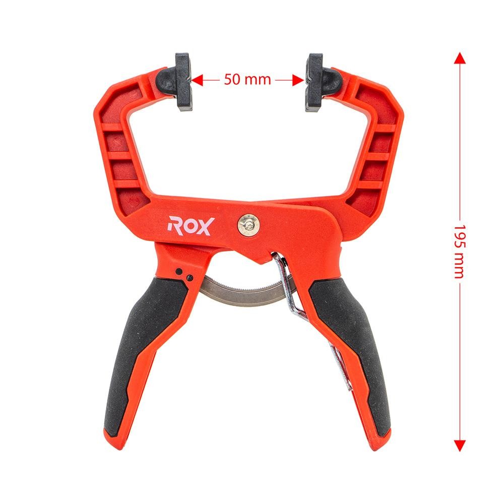 Rox 0354 Cırcırlı Hızlı Mandal Tip Kıskaç İşkence 50 mm ne işe yarar