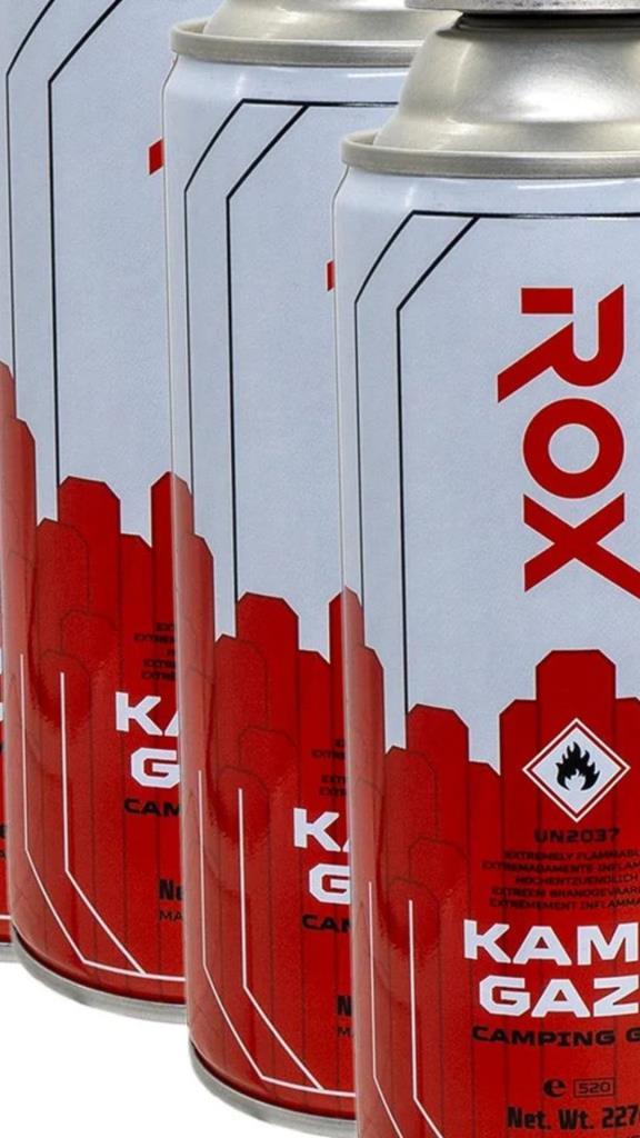 ROX Kamp Ocak Gazı Valfli Kartuş 227gr - 24 Adet nereden bulurum