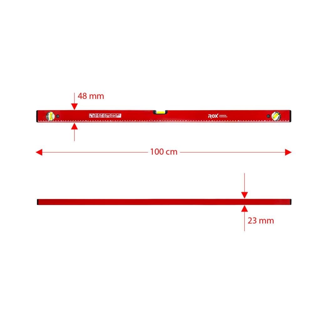 Rox 0351 Mıknatıslı Alüminyum Su Terazisi 100 cm nereden bulurum