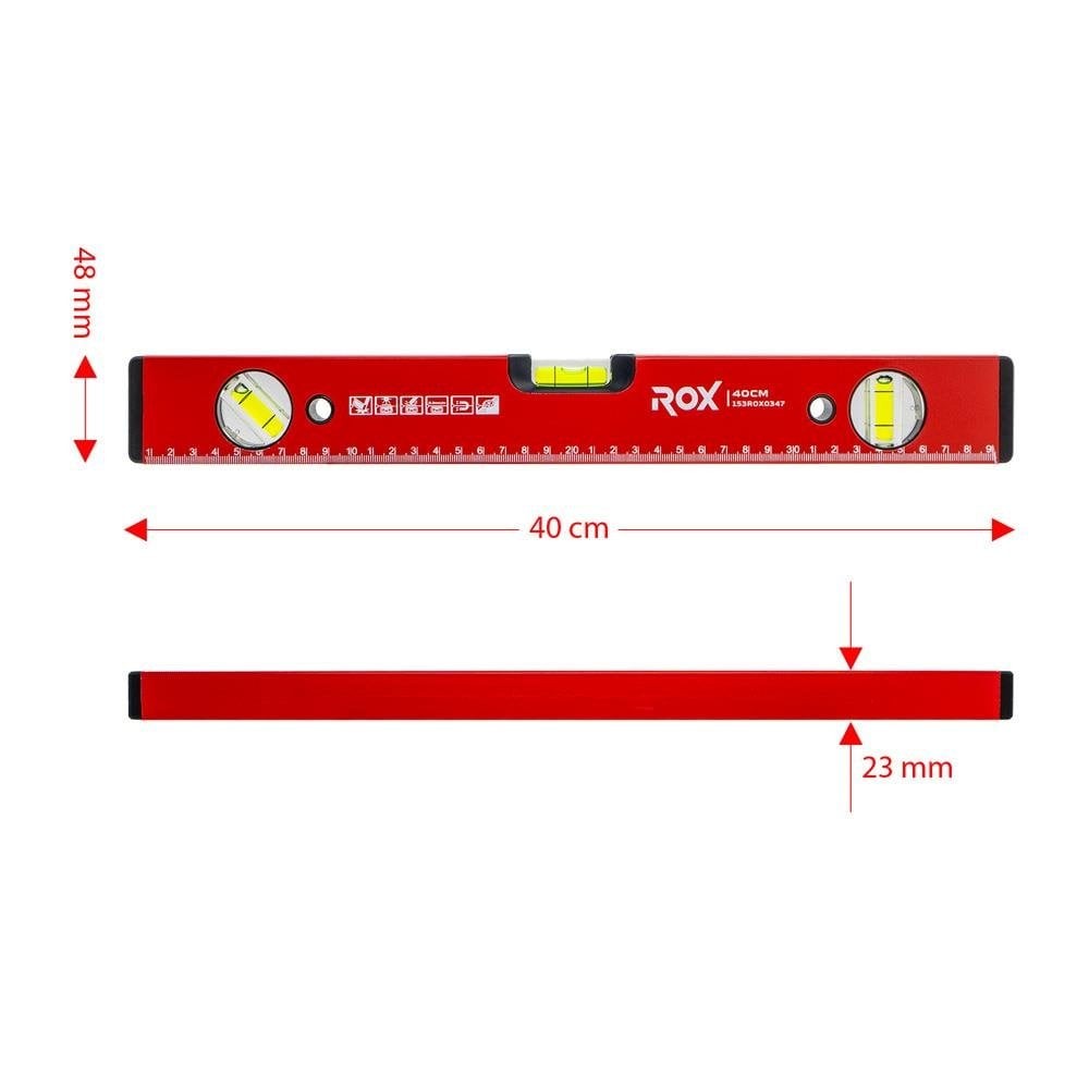 Rox 0347 Mıknatıslı Alüminyum Su Terazisi 40 cm nereden bulurum