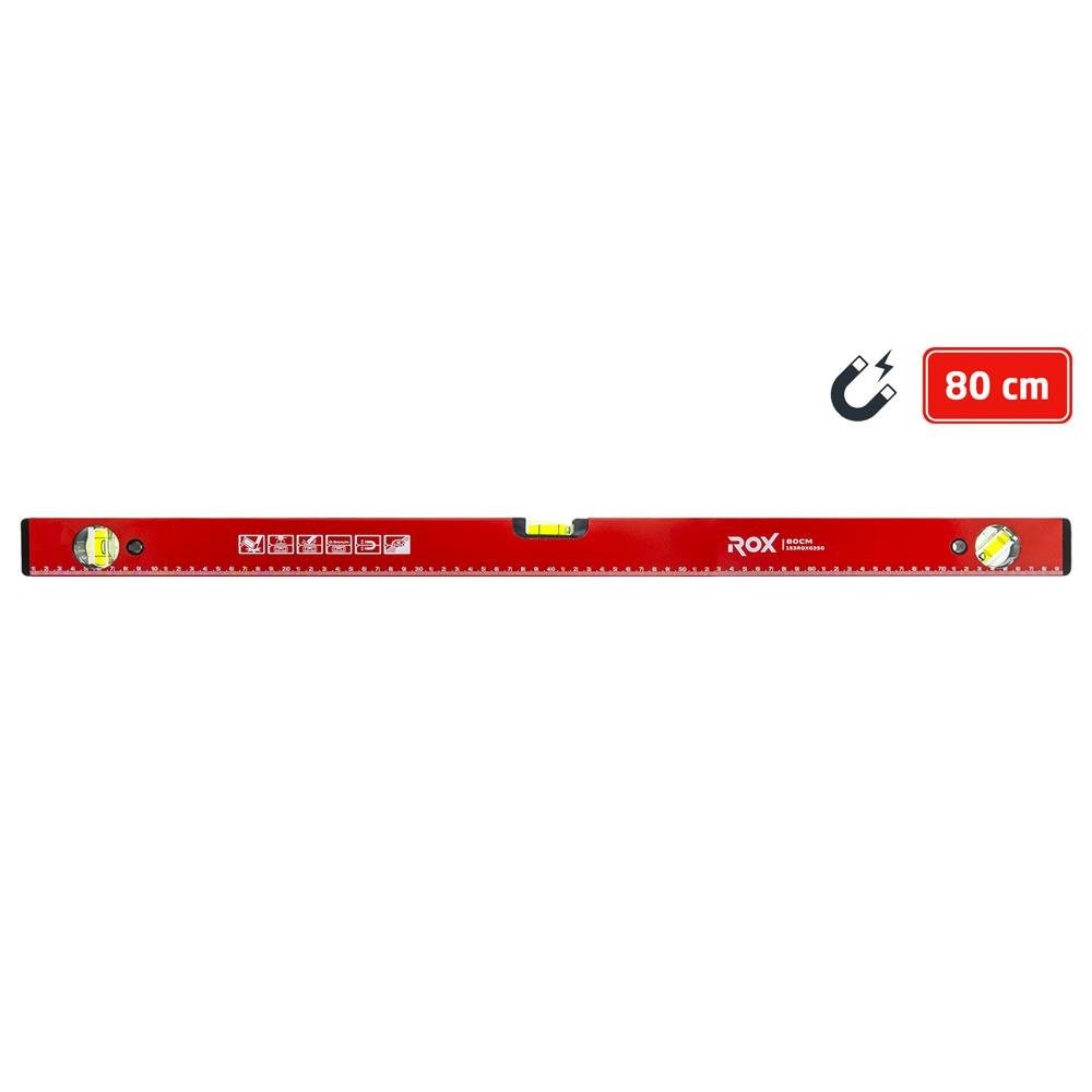 Rox 0350 Mıknatıslı Alüminyum Su Terazisi 80 cm fiyatı