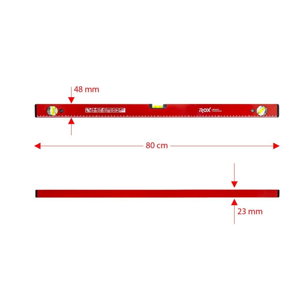 Rox 0350 Mıknatıslı Alüminyum Su Terazisi 80 cm nereden bulurum