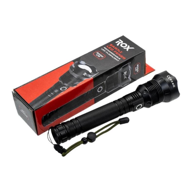 Rox 0212 Şarjlı Led El Feneri 2000 Lümen ne işe yarar