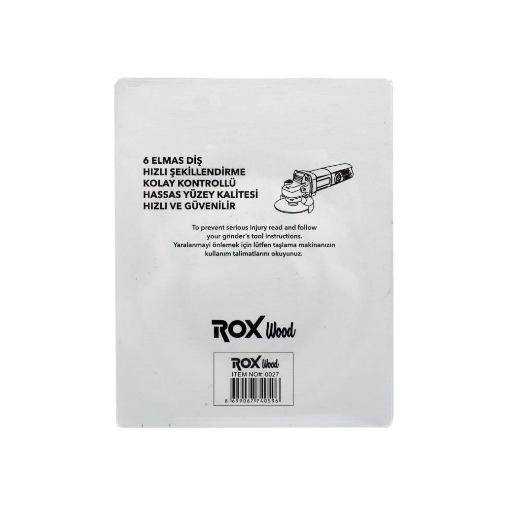 Rox Wood 0027 Ahşap Yontma Diski 85 mm ne işe yarar