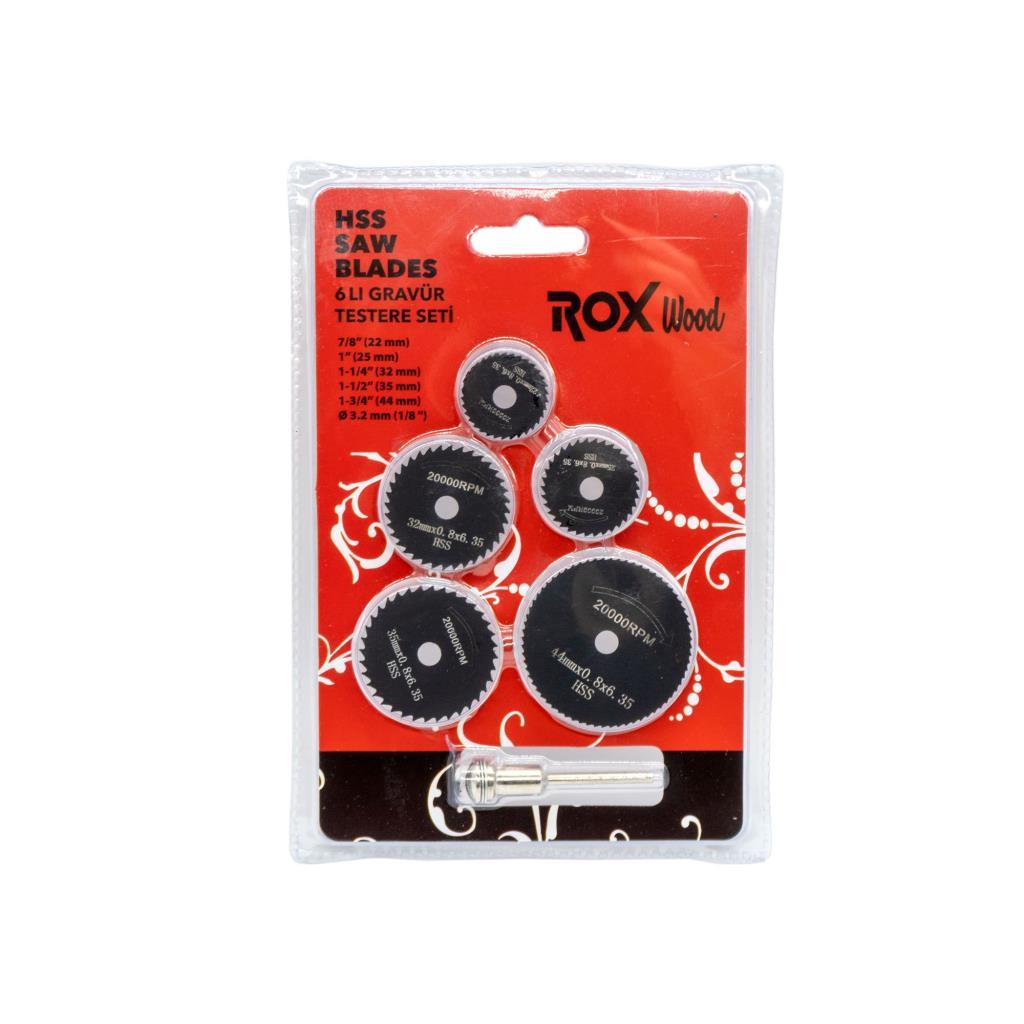 Rox Wood 0088 HSS Gravür Makinası Mini Testere Seti 6 Parça ne işe yarar