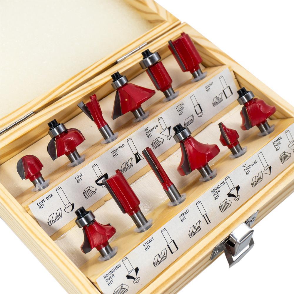 ROX WOOD 12 Parça Ahşap Freze Seti 6mm sap ne işe yarar