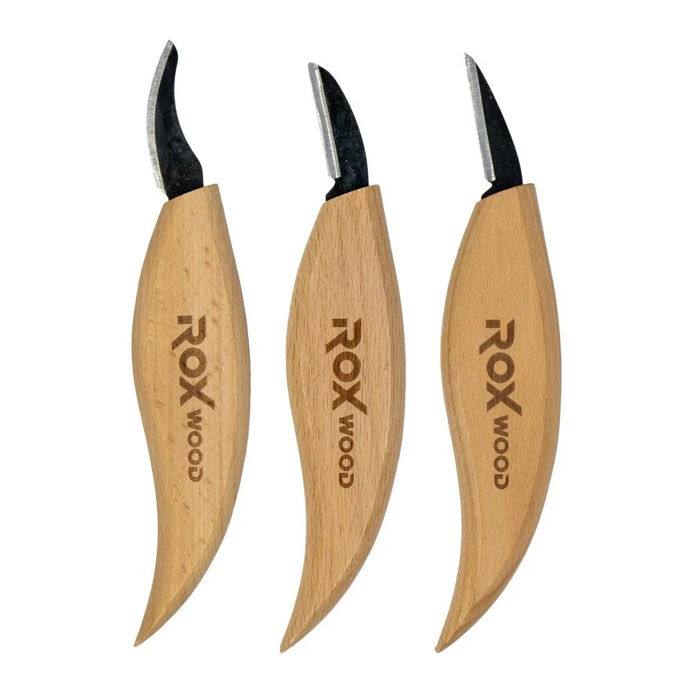 Rox Wood 0376 Ahşap Yontma ve Oyma Bıçağı 3'lü Set nereden bulurum