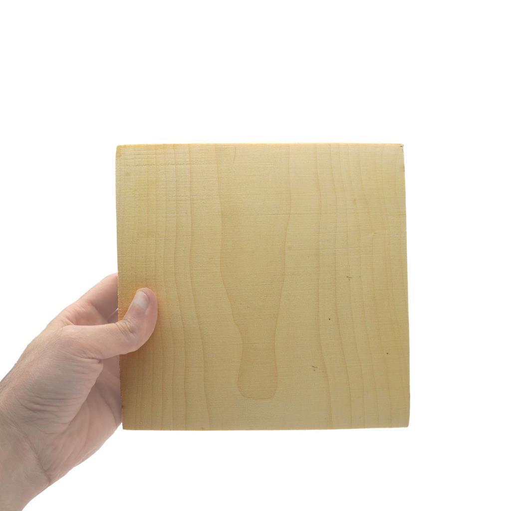 Rox Wood Ahşap İşleme Oyma İçin Ham Ağaç Akçaağaç 20x20x2 cm nasıl kullanılır