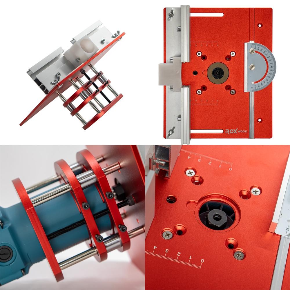 Rox Wood 0356 Alüminyum Ayarlı Freze Tezgah Seti ne işe yarar