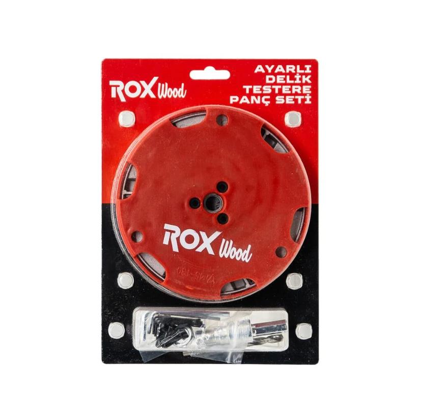 Rox Wood 0294 Ayarlı Delik Testere Panç Seti 45-130 mm ne işe yarar