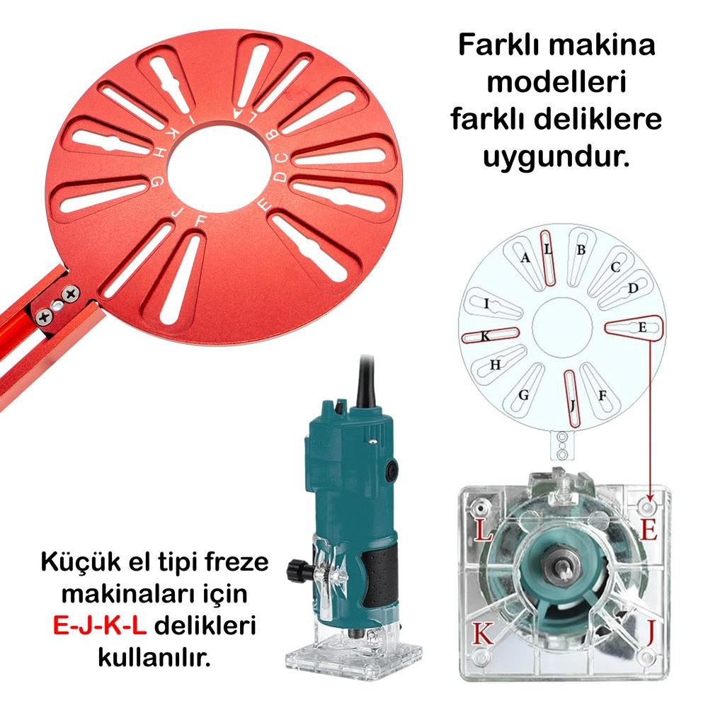 Rox Wood 0385 Freze Gönye Cetveli ne işe yarar