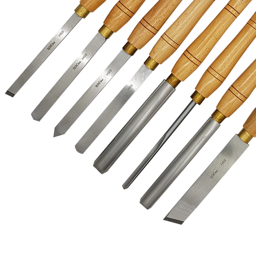 ROX Wood HSS Ahşap Torna Bıçak Seti 8 Parça Ahşap Kutulu nasıl kullanılır