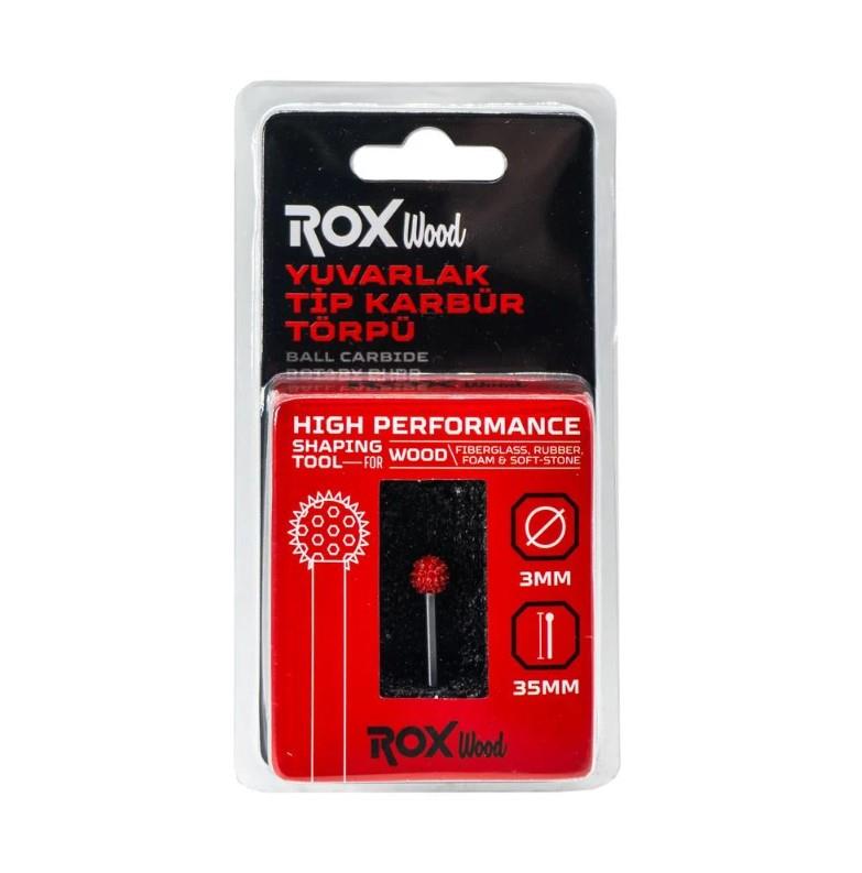 Rox Wood 0275 Karbür Yuvarlak Tip Ahşap Şekillendirme Törpü ne işe yarar