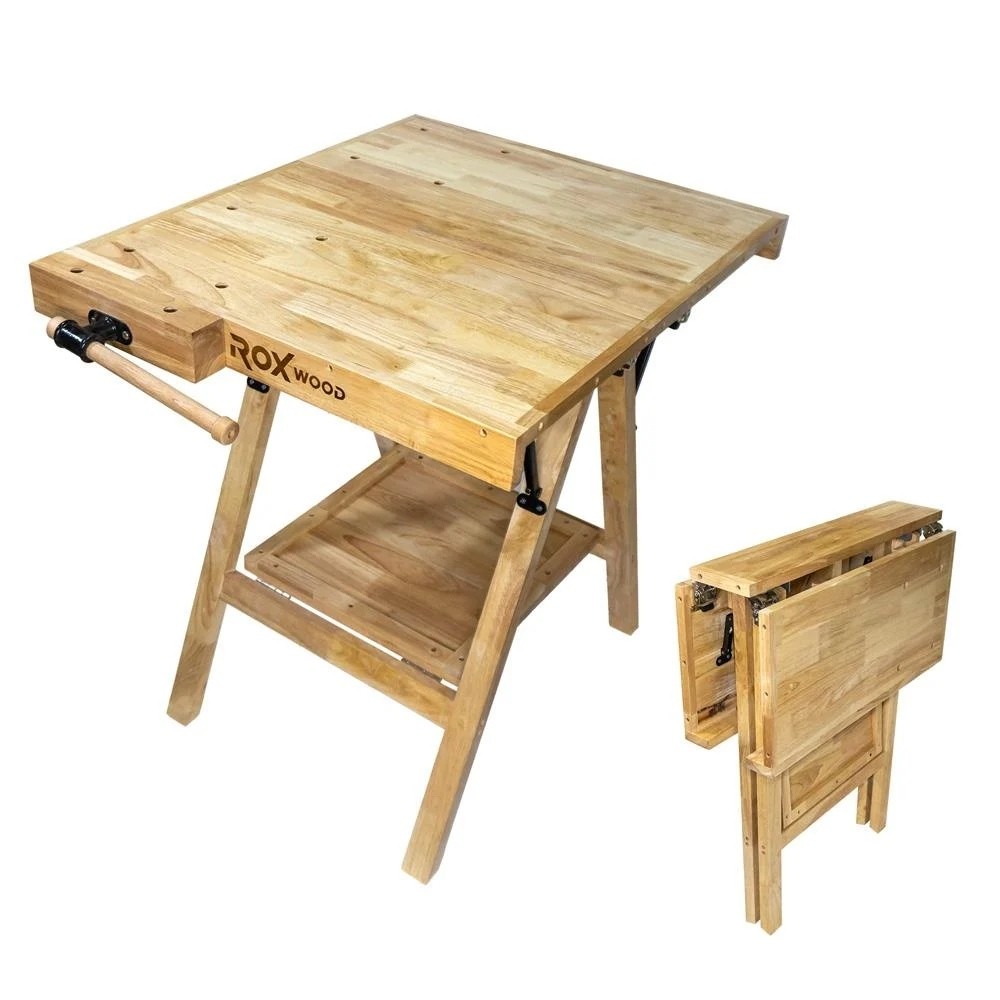 Rox Wood 0338 Mengeneli Katlanır Ahşap Marangoz Çalışma Tezgahı fiyatı