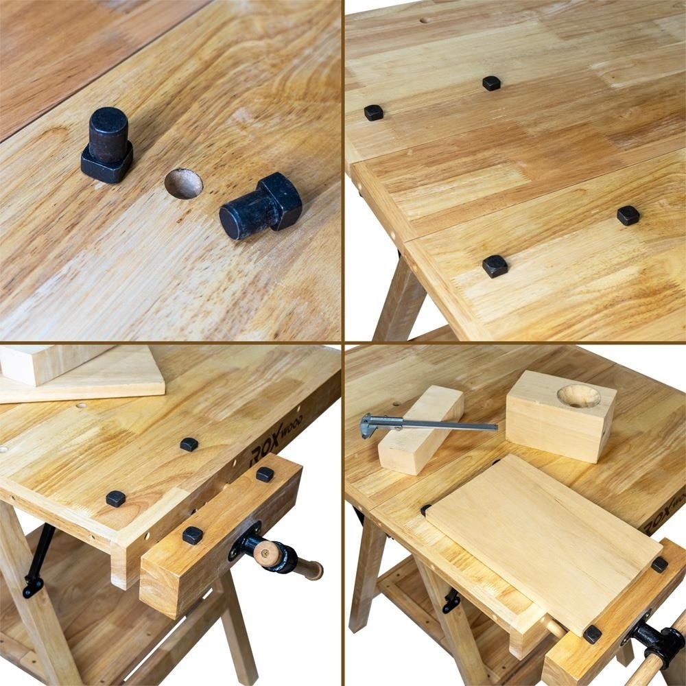 Rox Wood 0338 Mengeneli Katlanır Ahşap Marangoz Çalışma Tezgahı ne işe yarar
