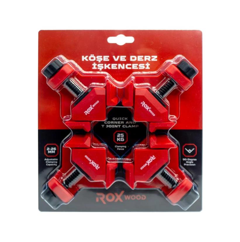 Rox Wood 0302 Köşe ve T-Tipi Bağlantı Hızlı İşkence Seti 2-26 mm nasıl kullanılır