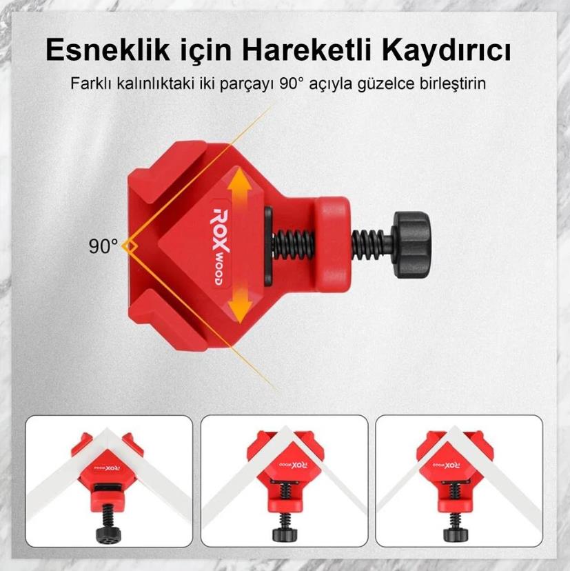 Rox Wood 0302 Köşe ve T-Tipi Bağlantı Hızlı İşkence Seti 2-26 mm ne işe yarar