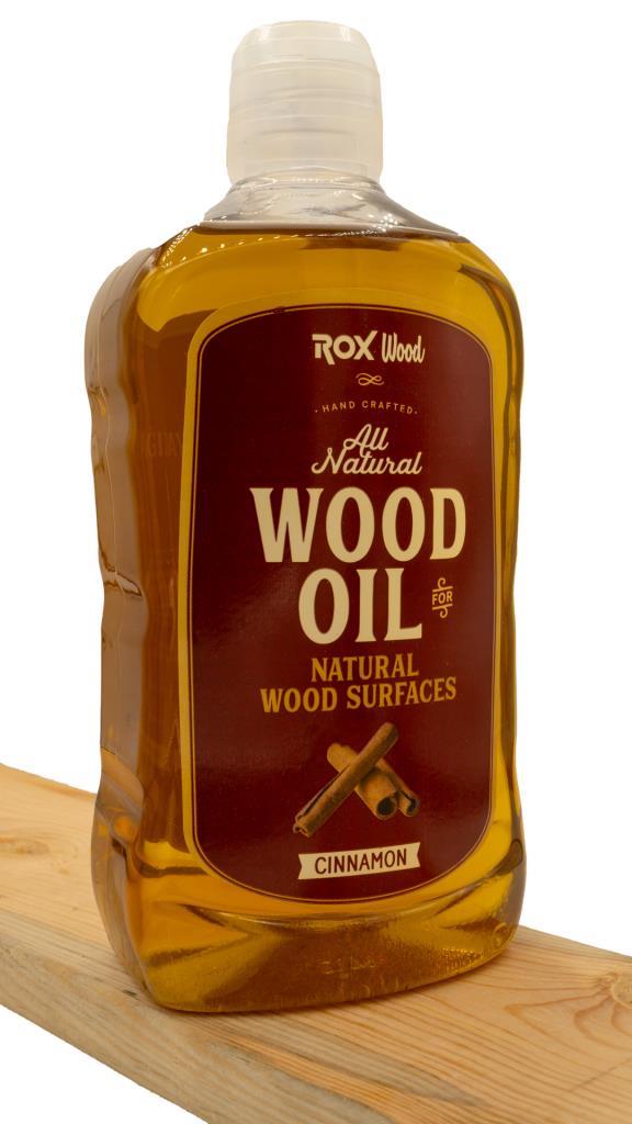 Rox Wood 0121 Tarçınlı Doğal Ahşap Yağı 500 ml nasıl kullanılır