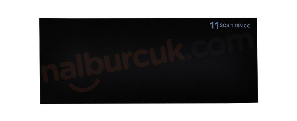 SCS Kaynak Maske Camı 50x110 Siyah No:11 fiyatı