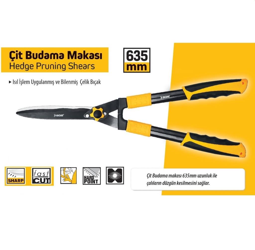 SGS 2047 ÇİT BUDAMA MAKASI 25” nasıl kullanılır