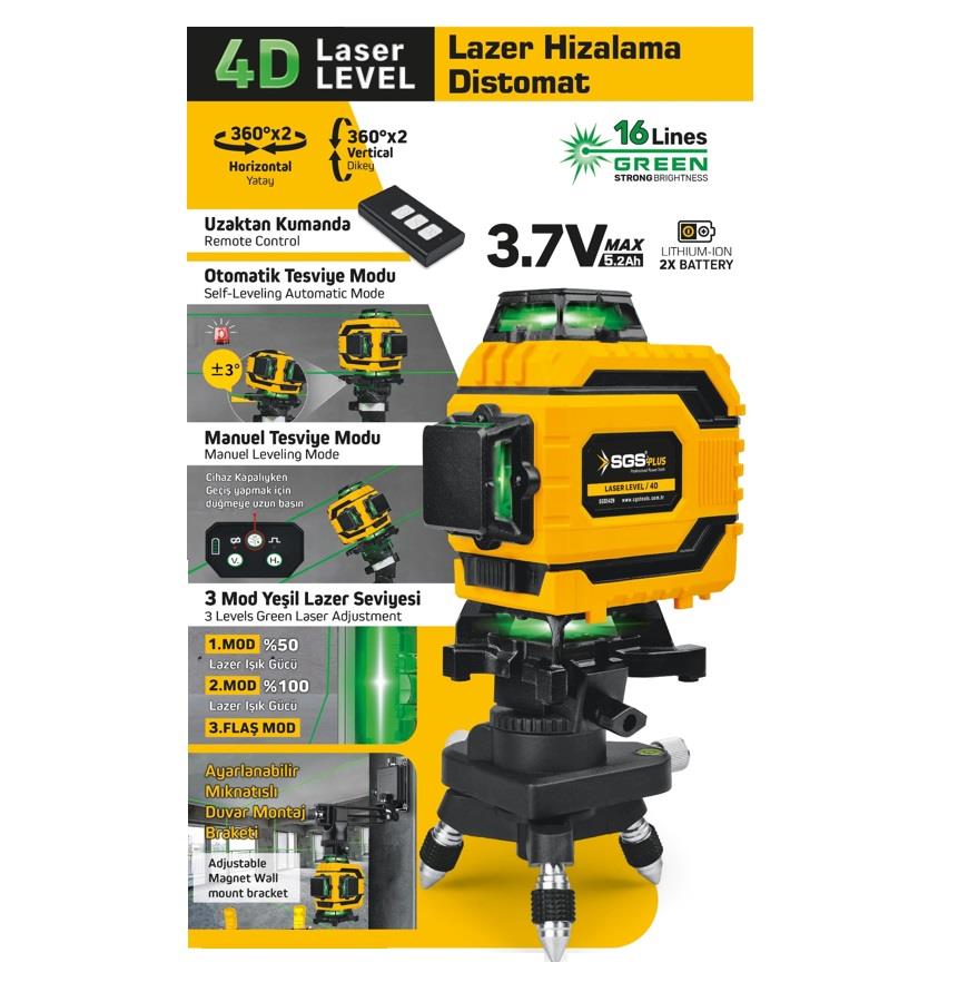 SGS 5429 LAZER HİZALAMA DİSTOMAT (ŞAKÜL) 4*360 nasıl kullanılır