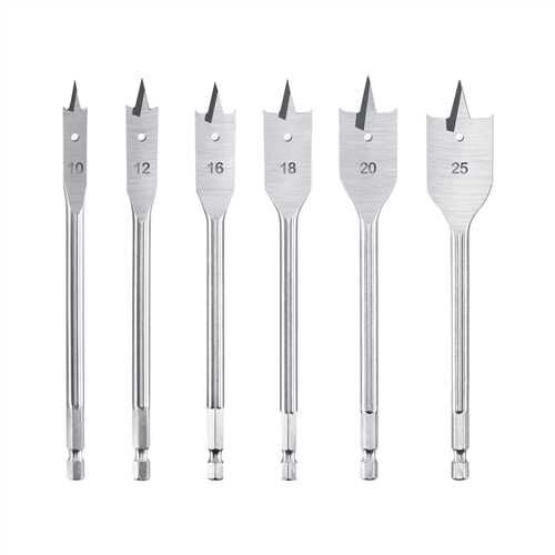 SGS 6 Parça Bits Saplı Ahşap Yaprak Matkap Ucu Seti (SGS1480) nasıl kullanılır
