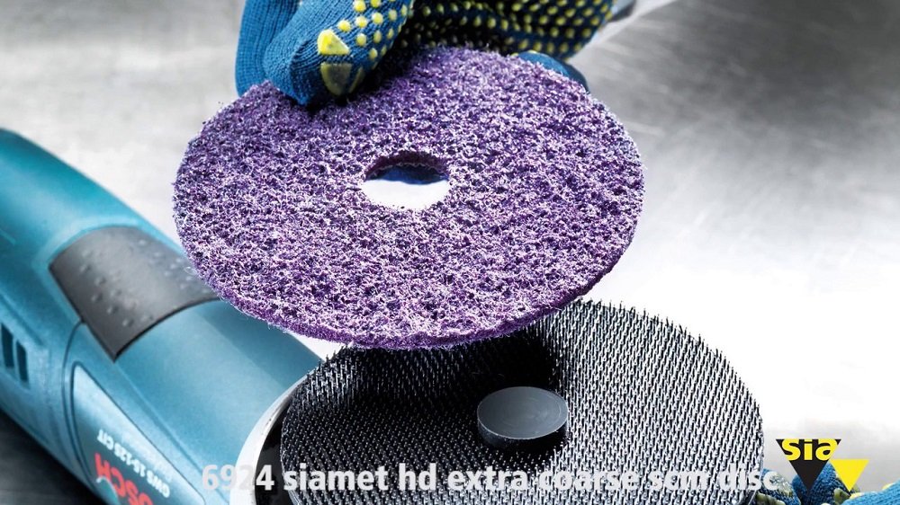 SİA 115 mm Cırtlı Zımpara Tabanı SCM Zımparalar İçin nasıl kullanılır