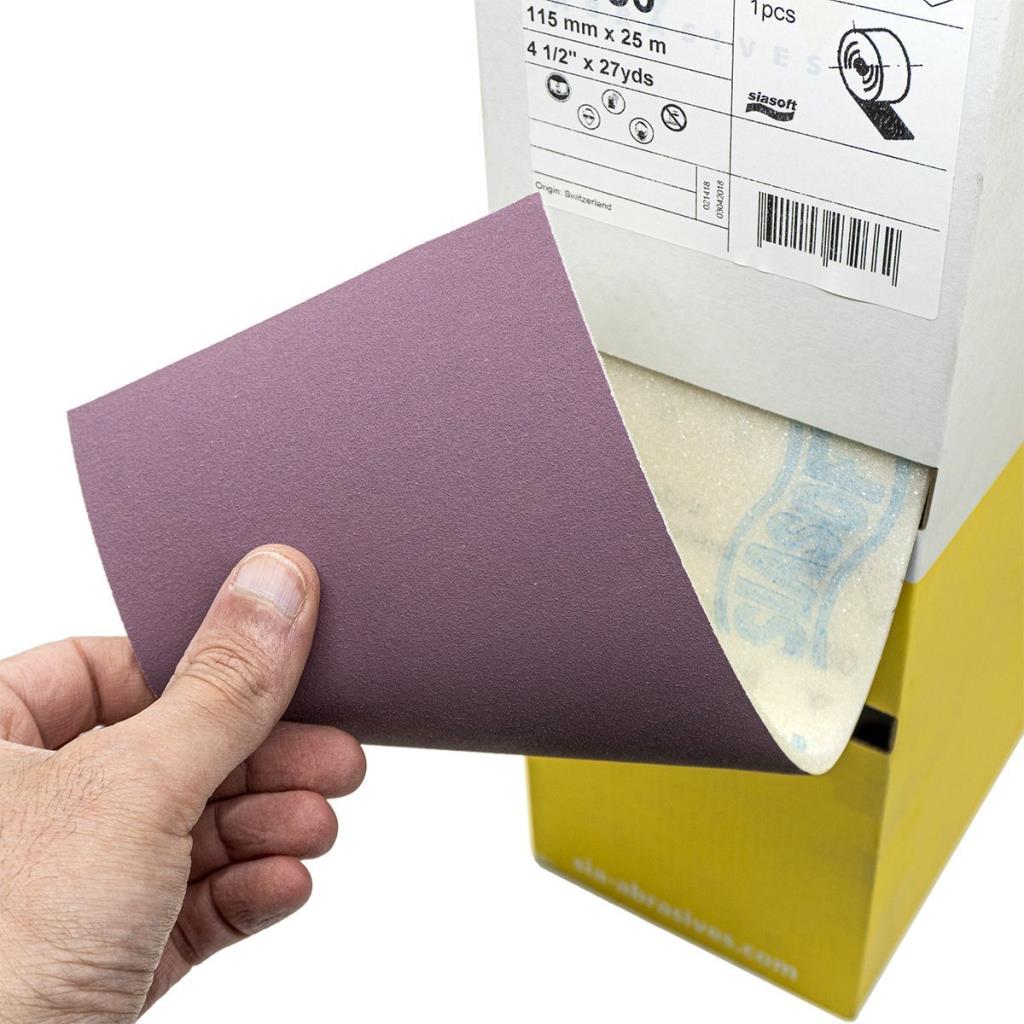 SİA 1950 SIASPEED 115 mm Sünger Rulo Zımpara 1  Metre (Kum Seçiniz) fiyatı