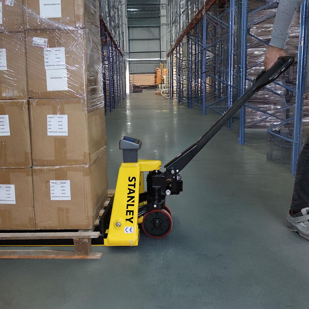 Stanley CPT20SCA 2 Ton Terazili Profesyonel Transpalet ne işe yarar