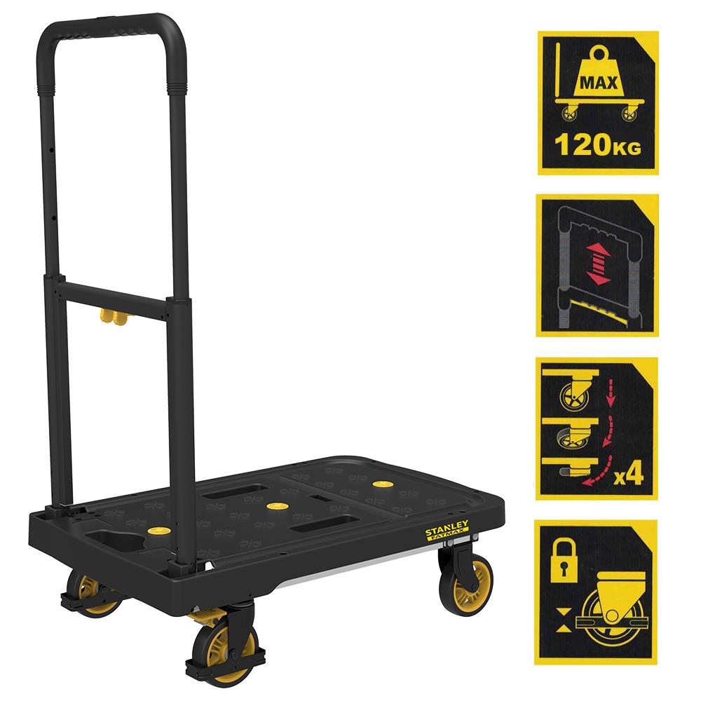 STANLEY FATMAX FX712 120Kg Profesyonel Katlanabilir Paket Taşıma Arabası nasıl kullanılır