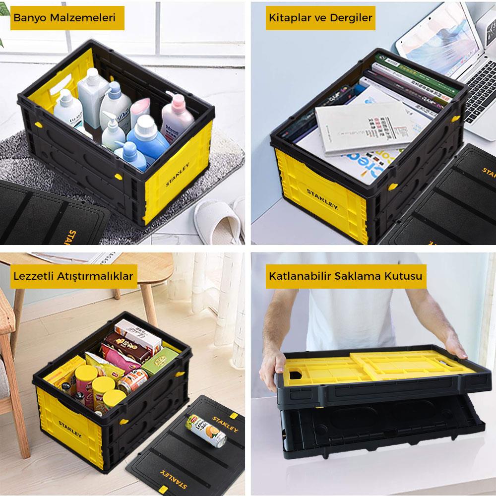 STANLEY FB533L 25Kg Katlanır Kapaklı Çok Amaçlı Taşıma Sepeti nereden bulurum