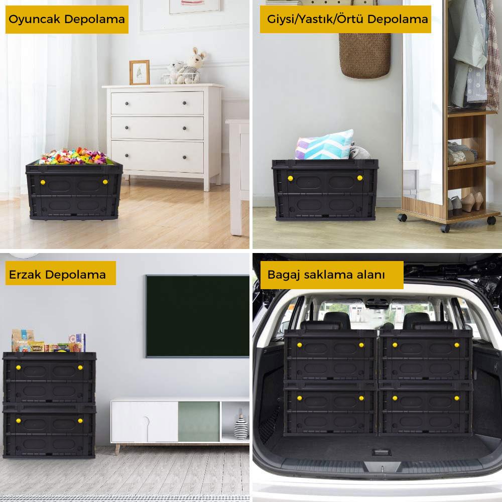 STANLEY FB533L 25Kg Katlanır Kapaklı Çok Amaçlı Taşıma Sepeti ne işe yarar