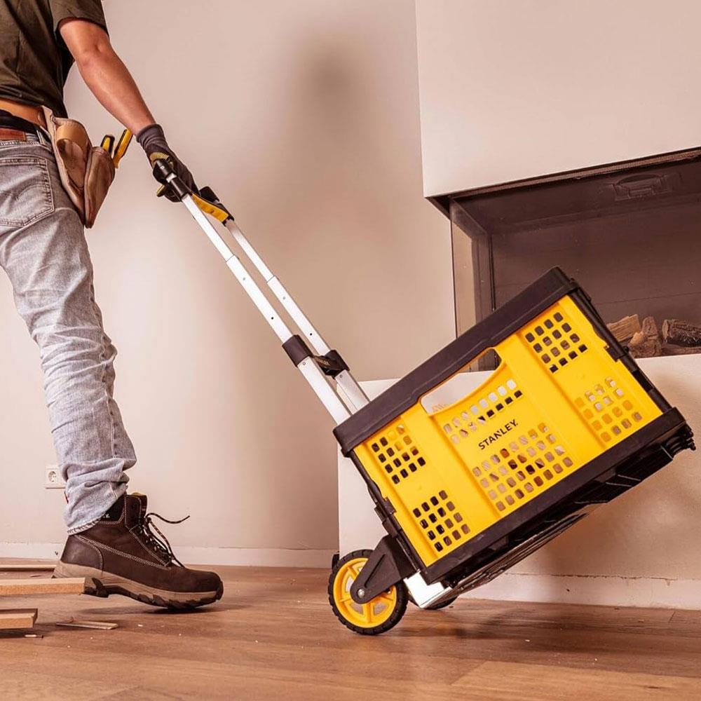 Stanley FT509 70Kg Katlanır Alüminyum El Arabası + FT505 25Kg Katlanır Çok Amaçlı Taşıma Sepeti ne işe yarar