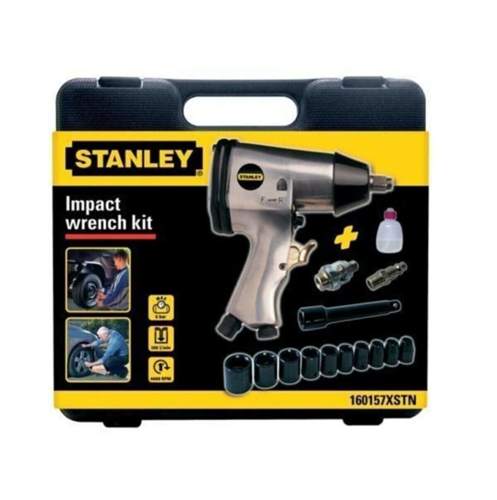 STANLEY Havalı Somun Sıkma Seti 1/2'' 15 Parça (160157XSTN) nasıl kullanılır