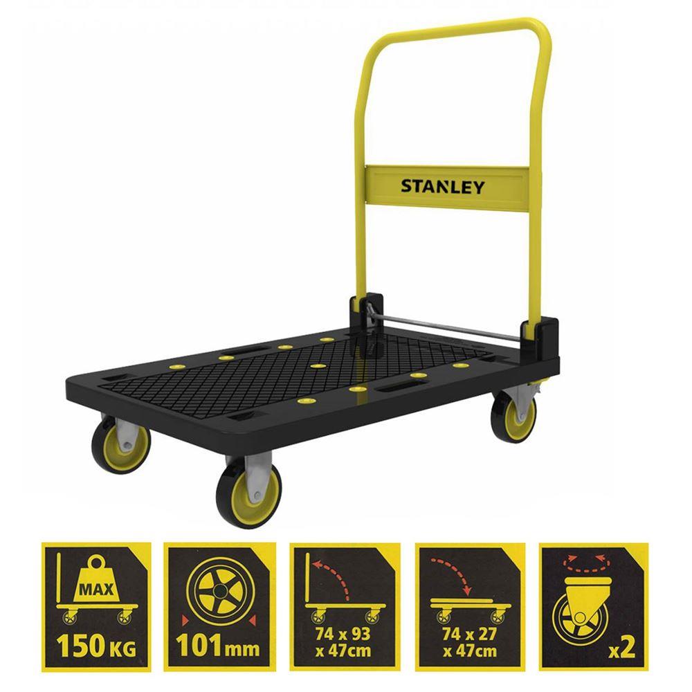 Stanley PC508 150Kg Profesyonel Paket Taşıma Arabası nasıl kullanılır