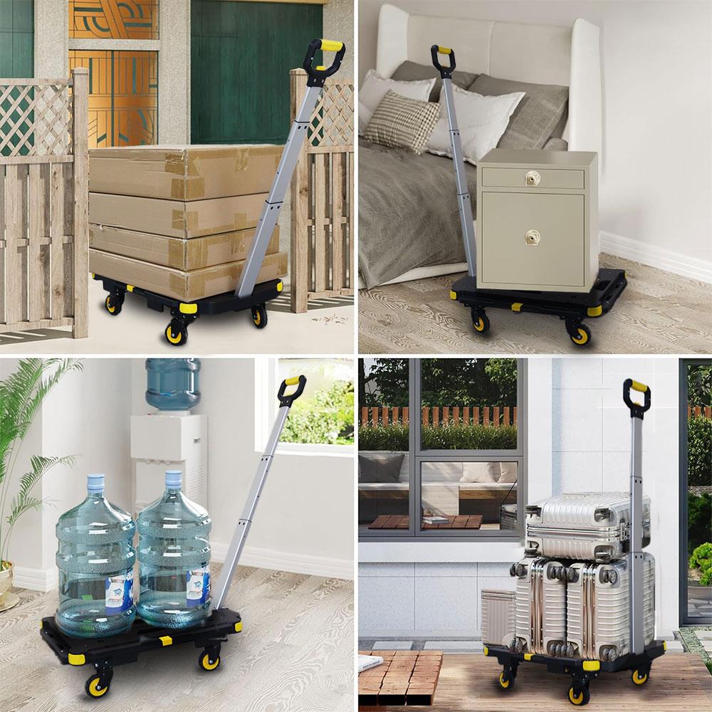 STANLEY PC532 137kg 62x45cm Dört Tekerli Çekme Kollu Yük ve Paket Taşıma Arabası ne işe yarar