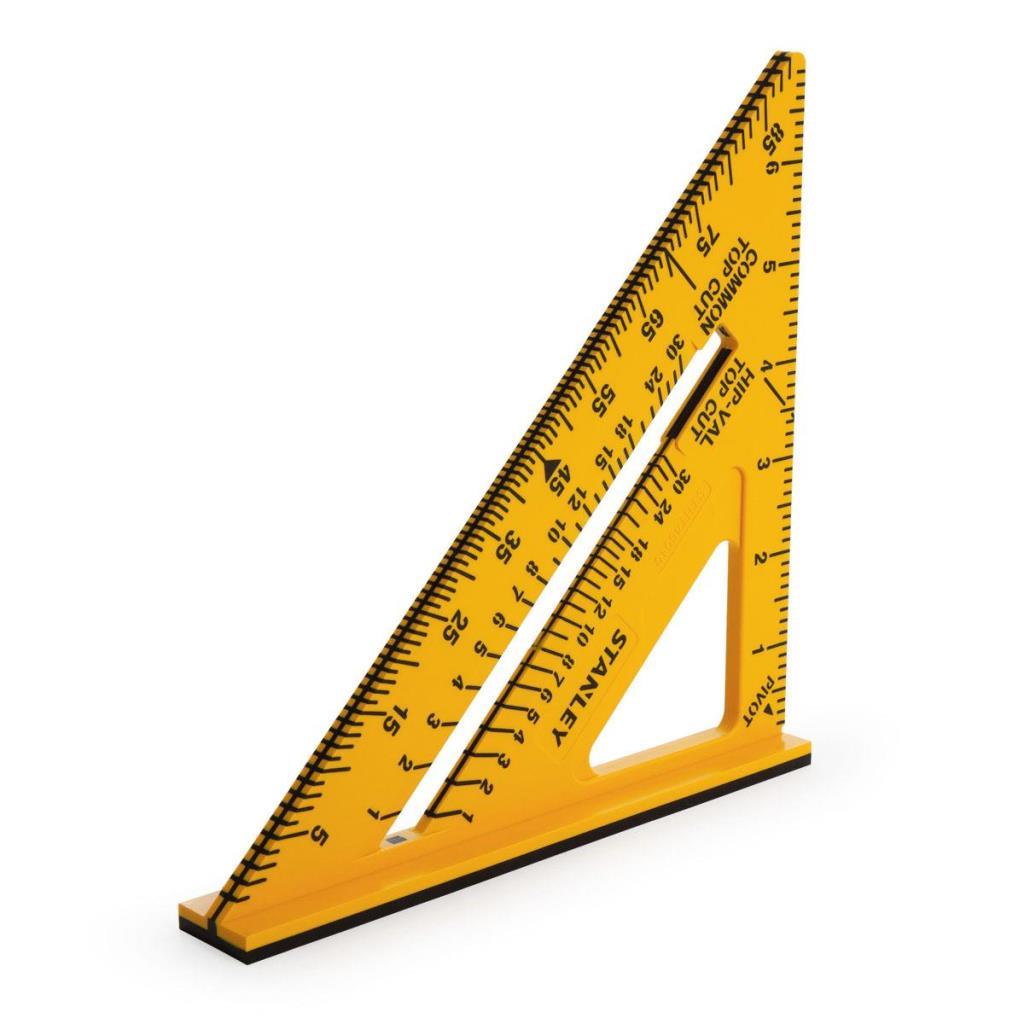 Stanley STHT46010 Çift Renkli ABS Plastik İnç Ölçülü Gönye 7'' fiyatı