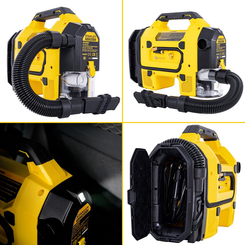 STANLEY SXVI02001 12V/18V 160 PSI Dijital Göstergeli Lastik&Yatak Şişirme+Araç Süpürgesi (Akü Dahil Değildir) SXVI02001 nereden bulurum