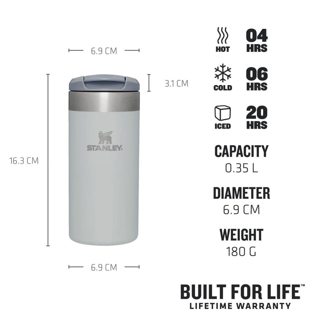 STANLEY The Aerolight Transit Mug 0.47 Litre (Gri) ne işe yarar