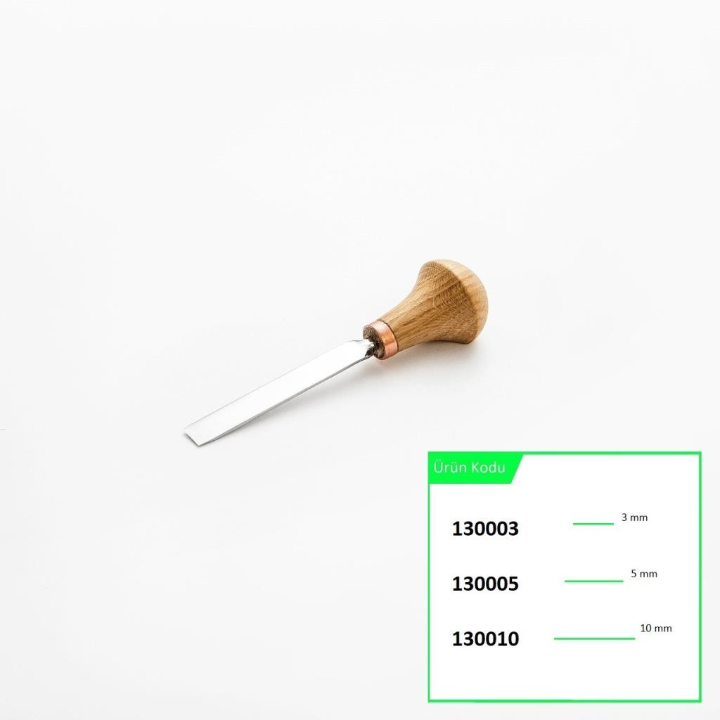 STRYI 130010 Düz Tip Ahşap Oyma Iskarpelası 10 mm ne işe yarar