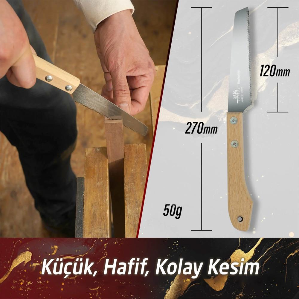 Suizan SC001 Mini Ahşap İşleme Japon Testeresi 12 cm ne işe yarar