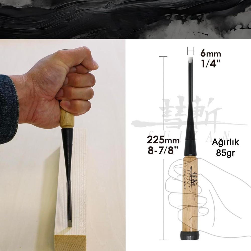 Suizan SZ5006 Japon Ahşap Iskarpela 6 mm ne işe yarar