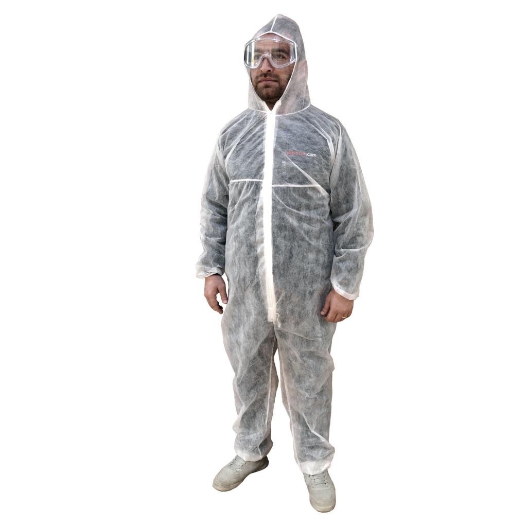 Tek Kullanımlık Kapşonlu Beyaz İş Tulumu 30gr XL ne işe yarar