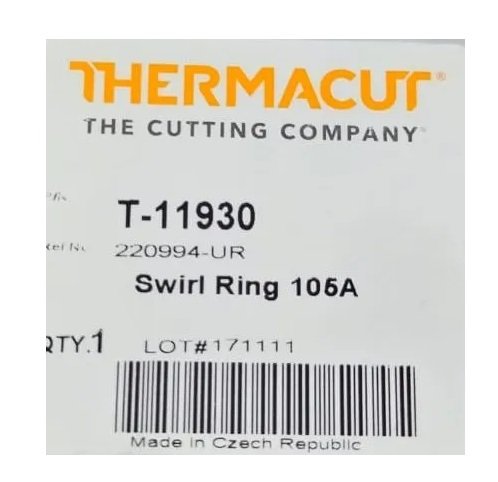 THERMACUT T-11930 Plazma Gaz Dağıtıcı - Swirl Ring 105 Amper PMX 105 (Hypertherm 220994-UR) nereden bulurum