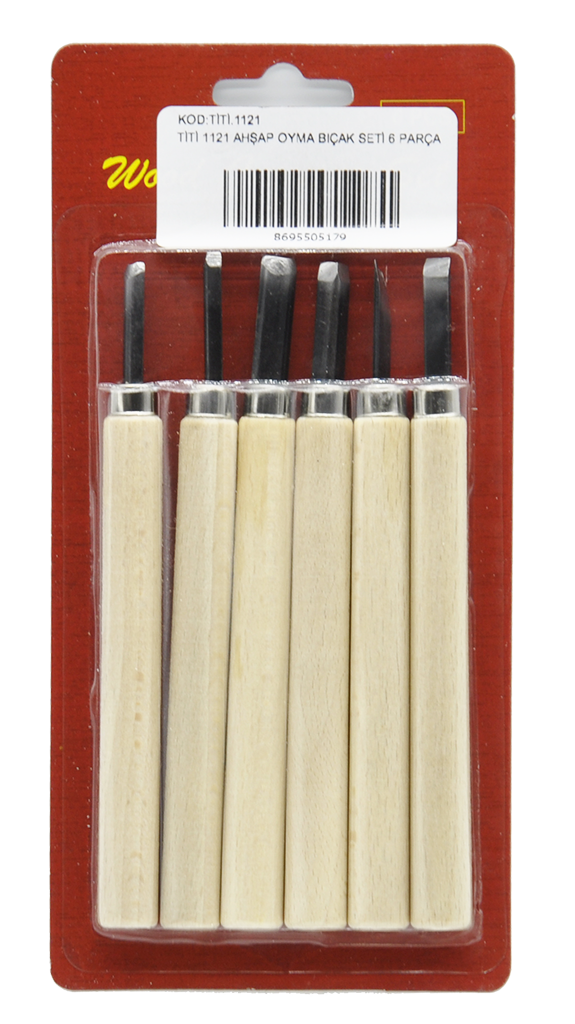 Titi 1121 Ahşap Oyma Bıçak Seti 6 Parça ne işe yarar