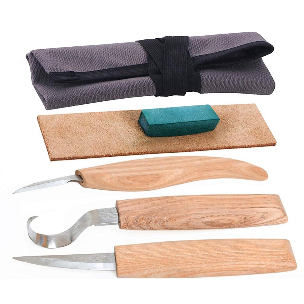 Titi 1162 Ahşap Kaşık Kuksa Oyma Bıçağı Seti Bez Çantalı fiyatı