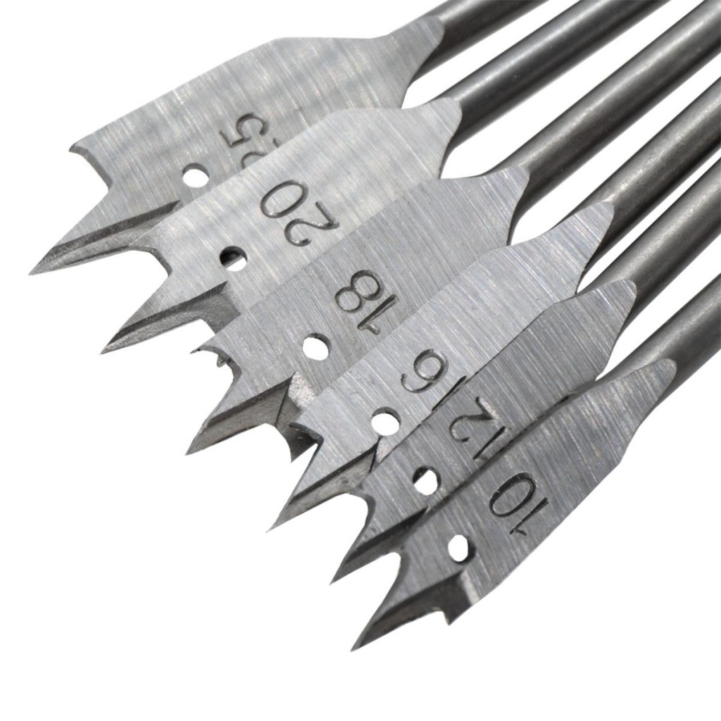 Topshop TH03111 Bits Saplı Ahşap Yaprak Kelebek Matkap Ucu Seti 6 Parça nasıl kullanılır