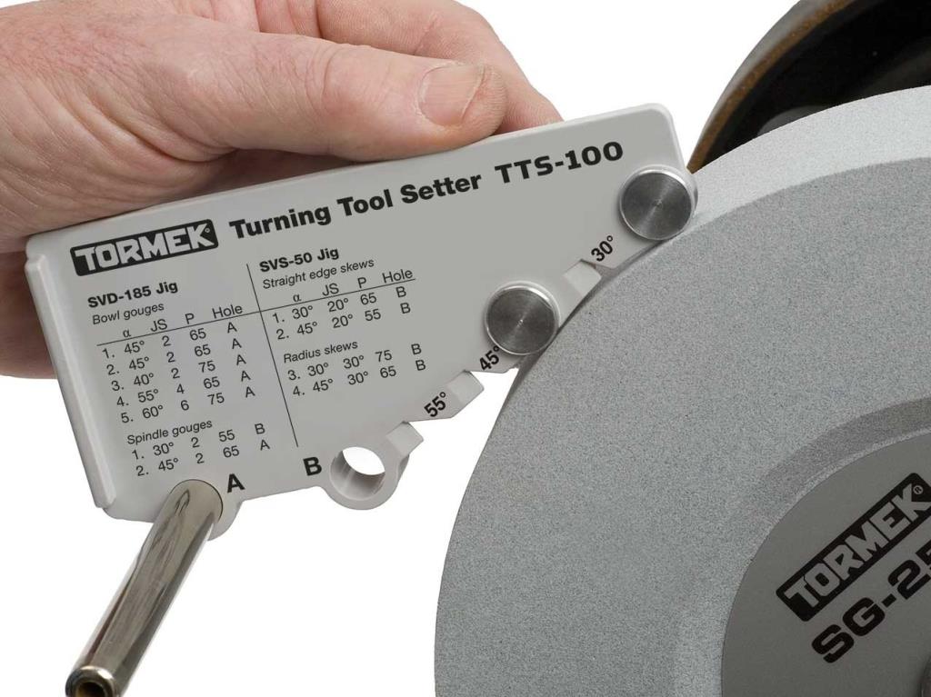 Tormek TTS-100 Torna Kalemi Iskarpela Acı Ayarlayıcı nasıl kullanılır