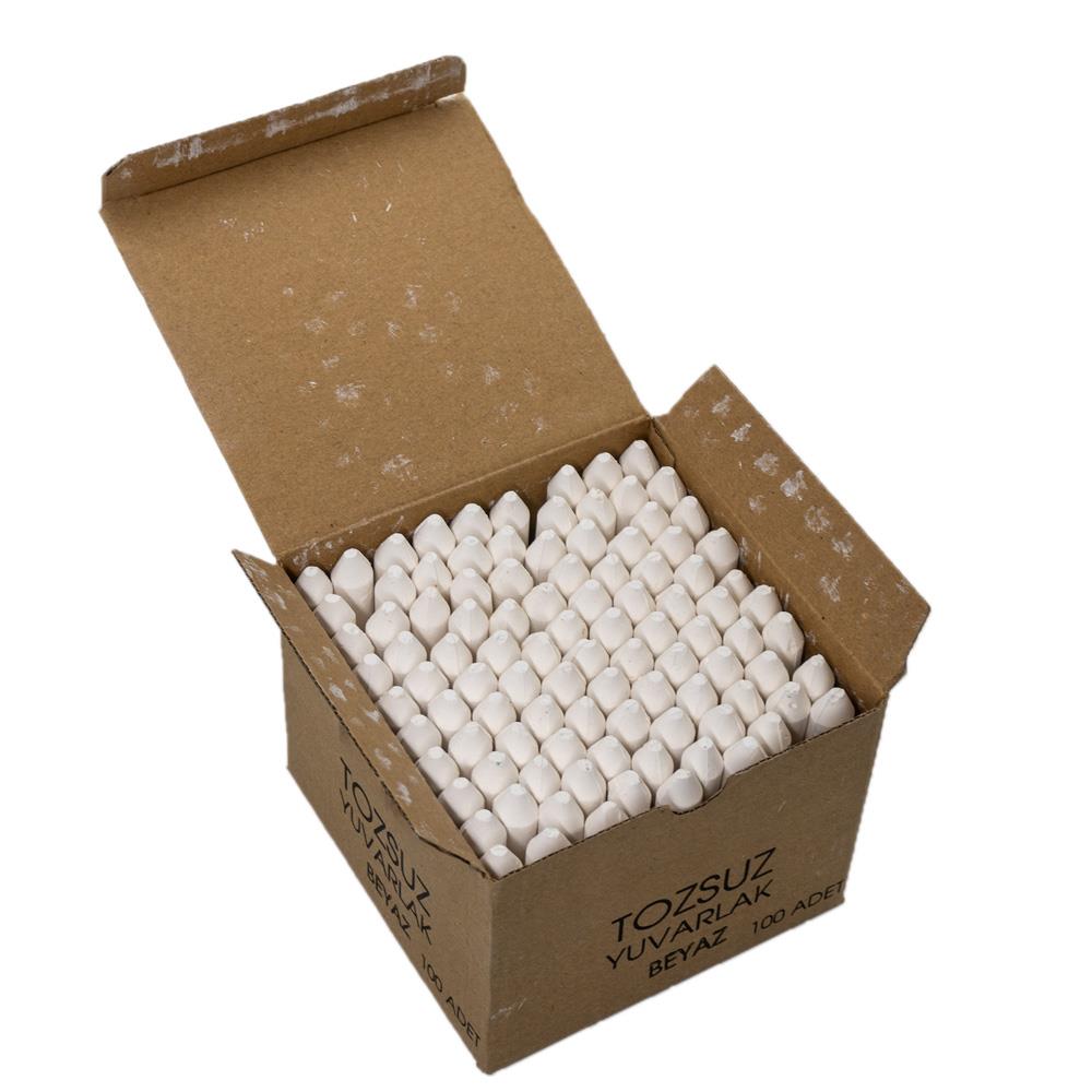 Tozsuz Beyaz Yuvarlak Tebeşir (100'lü) nasıl kullanılır